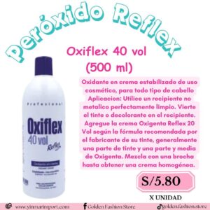 Peróxido Reflex Oxiflex 40 vol  (500 ml)