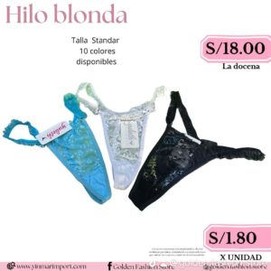 Calzon Hilo blonda