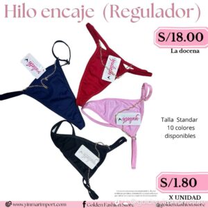 Calzon Hilo encaje  (Regulador)