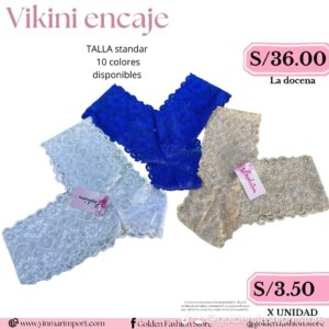 Calzon Vikini encaje