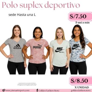 Polo suplex deportivo