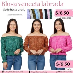 Blusa venecia labrada