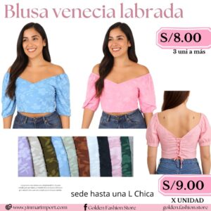 Blusa venecia labrada