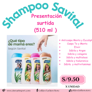 Shampoo Savital Presentación surtida (510 ml )