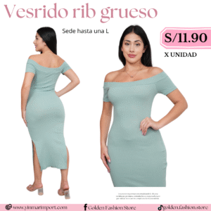 VESTIDO RIB GRUESO