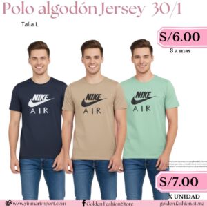 Polo algodón Jersey  30/1