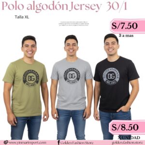 Polo algodón Jersey  30/1