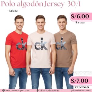 Polo algodón Jersey  30/1