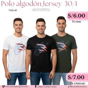 Polo algodón Jersey  30/1