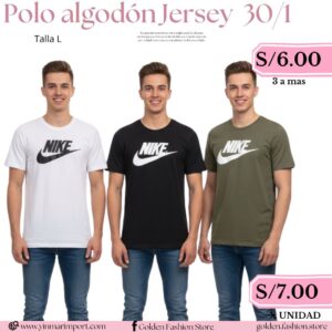 Polo algodón Jersey  30/1